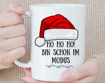 HOHOHO - Christmas mug, humorous mug, Christmas, Santa Claus, joke item, Santa Claus, Christmasmood, Christmas, gift