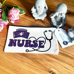 UPNEGE Kosmetiktasche Für Krankenschwestern – Wasserdicht, Ca. 24x17 Cm, Doppelseitig Bedruckt