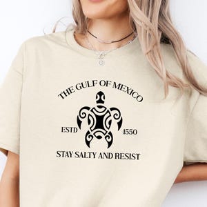 Gulf of Mexico Stay Salty Resistance Shirt, Resist Shirt, Anti Trump Shirt, Democrat Shirt, Democrat Gift Shirt