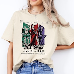 The Hex Girls Tour T-Shirt,Hex Girls Concert Retro Tee,Halloween Hex Girls Rock Band,Hex Girls Concert Shirt,Rocker Mama Gift, Spooky Season