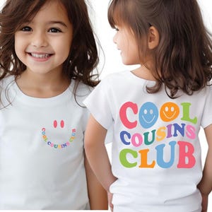 Cool Cousins Club Shirts, Cousin Crew Kids Shirt, Retro Style Toddler Tee Shirts, Cousin Crew Toddler T-Shirt, Natural Color Baby Bodysuit