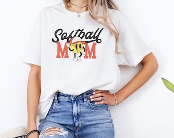 Baseball Softball Mom Shirt, Softball Mom Shirt, Baseball Mom Shirt, Glitter Baseball and Softball Mom, T-Shirt, Sport Mom Shirt
