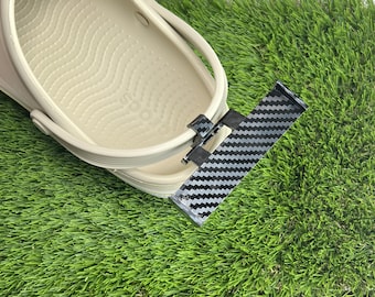 Carbon Fiber Spoiler Croc Charm Spoiler Schuh Charm Crocs Heckflügel Pin Charm Clog Geschenk für Rennsportliebhaber Geschenk Crocs Spoiler Charm Carbon Wing