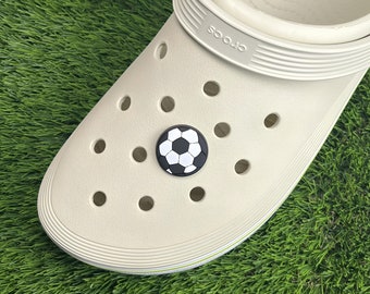 Football Croc Charm Football Shoe Charm Pin Charm Clog Gift for Soccer Lover Soccer Ball Gift Charm Crocs Sports Pin Charm Gift Messi Soccer