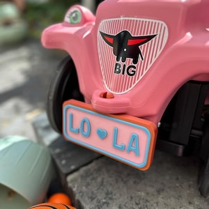 BIG Bobby 車のナンバープレート、ナンバープレート、ネームプレート