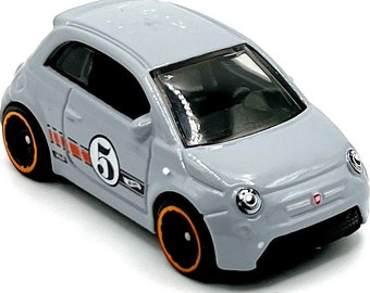 Fiat 500e FXB29 Light Gray Diecast Car