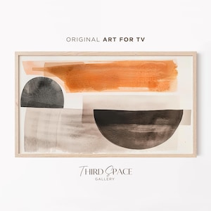 Japandi Tv Frame Art, Scandinavian art, Muted abstract Japanese art for Tv, Instant download minimalist Tv art, Samsung Frame tv art 22