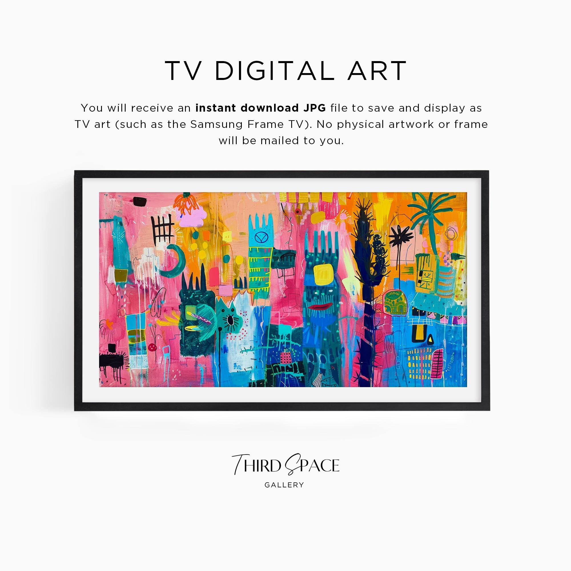 Basquiat Samsung Tv Art, Jean Michel Basquiat, Street Art