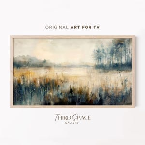 Vintage Coastal Landscape Art for Samsung Frame TV - Summer Marshland and Beach Scenes, American Spring Collection, Living Room Decor 423