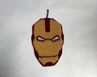 Iron Man Applique/Ornament Crochet Pattern