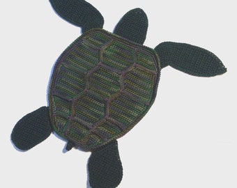 Crochet Pattern - Sea Turtle Applique