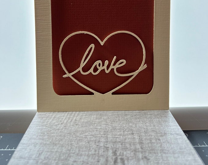 Unique Couples Gift | Heart Shaped Picture Frame Mat | Wooden Picture Frame | Gift for Her | Wedding