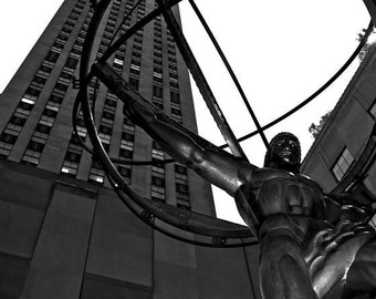 Atlas Statue at Rockefeller, Uptown Manhattan