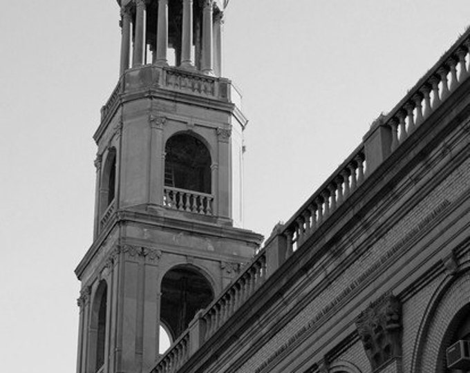 He is Even Here (Downtown Manhatten) BW