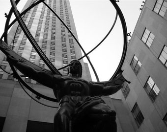 Atlas Statue at Rockefeller, uptown Manhattan