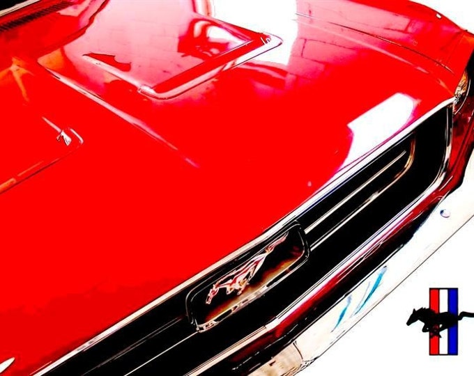 Classic Mustang Original Print by Scott M. Rhodes