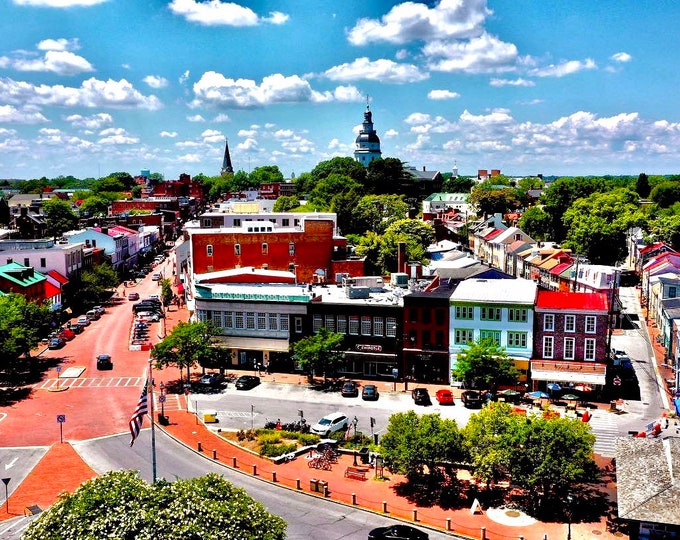 Aerial Annapolis Print - MD