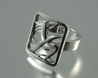 SEAGULL sterling silver ring