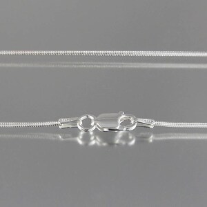 Sterling Silver Snake chain various lengths image 2