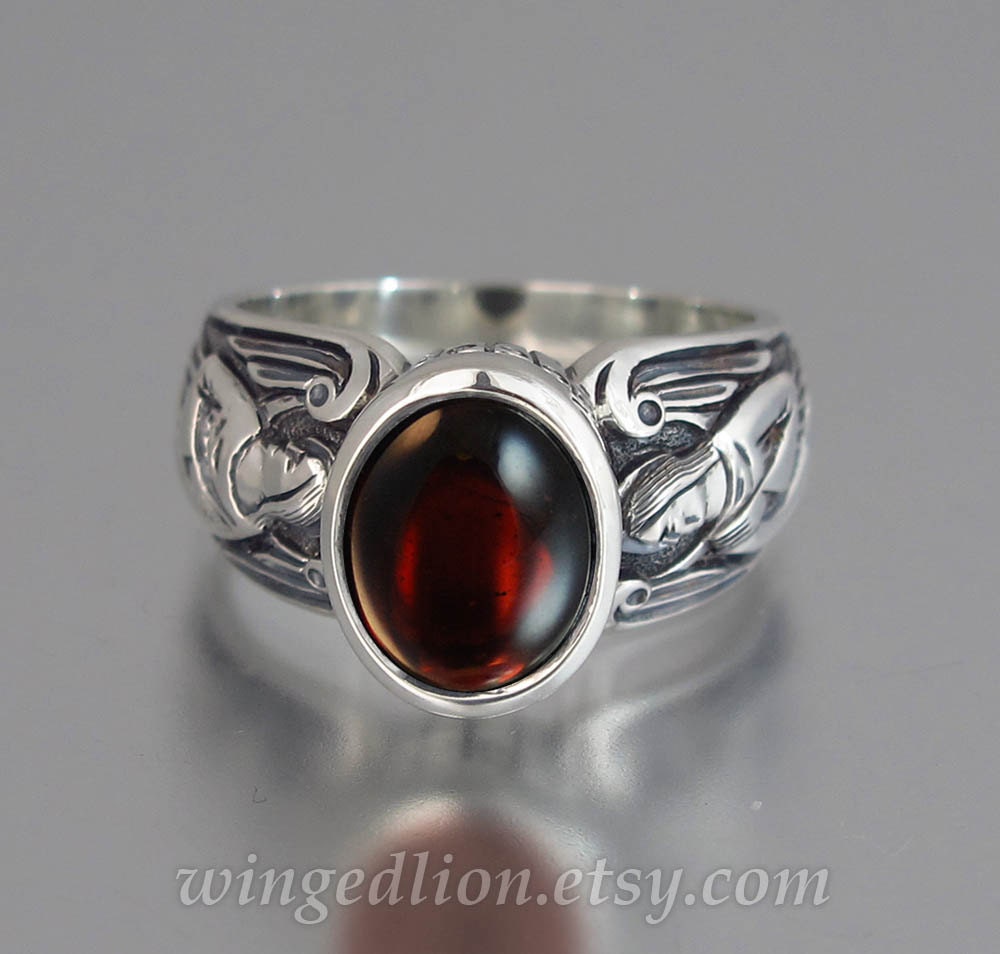 Garnet Ring Raw Red January Birthstone Gemstone Adjustable | Etsy | Red  gemstones, Garnet rings, January birth stone