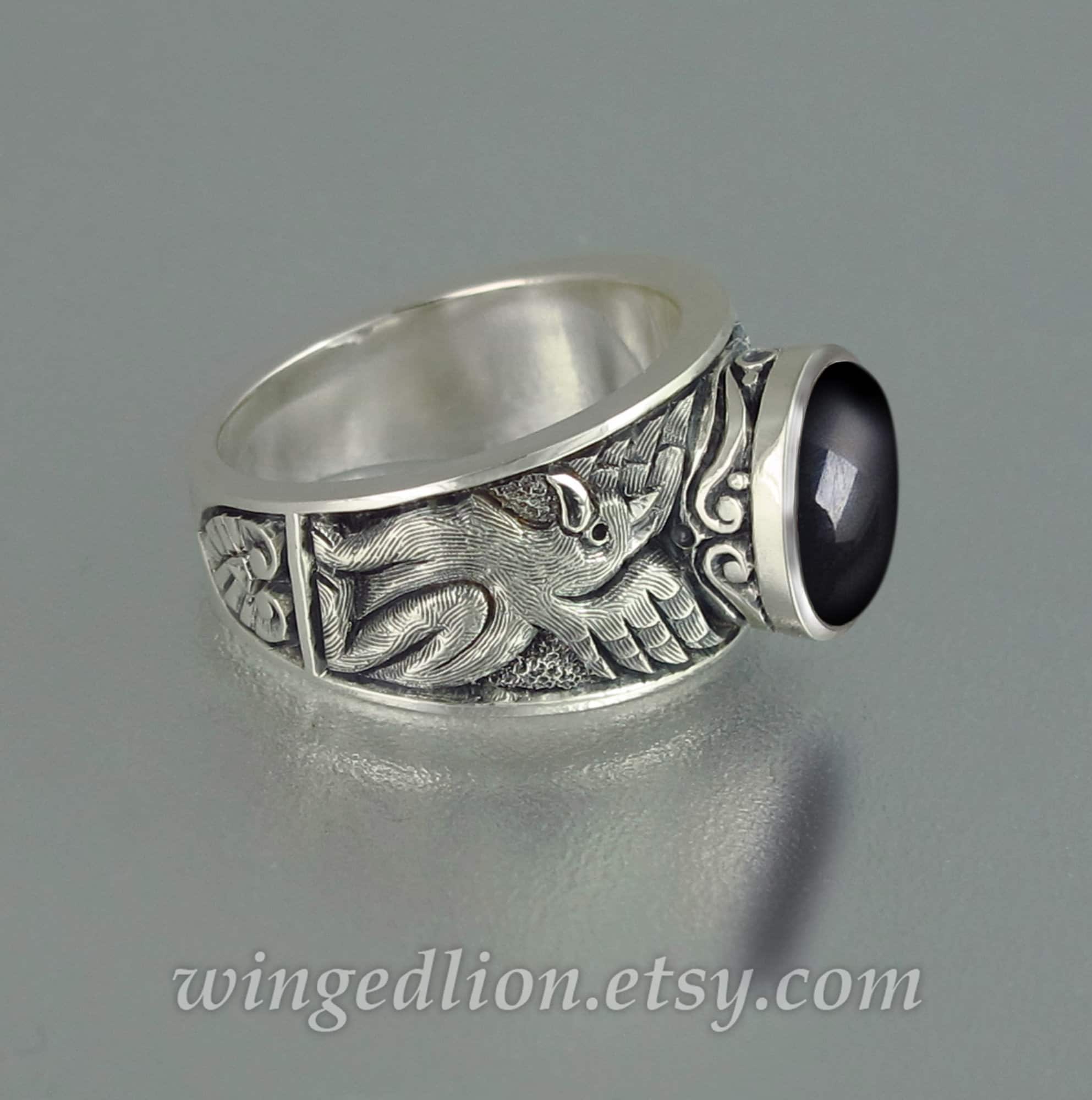 ヴィンテージリング・シルバーリング・中世・騎士・KNIGHT・グリフォン ヴィンテージリング・シルバーリング・中世・騎士・KNIGHT