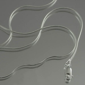 Sterling Silver Snake chain various lengths image 1