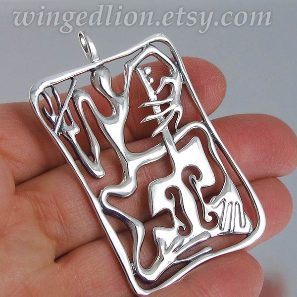 CELLIST sterling silver pendant Ready to ship