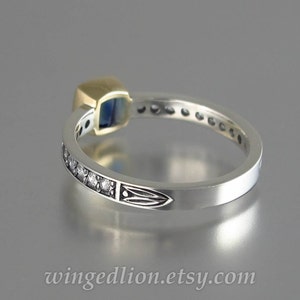 DAPHNE Silber & 14k Gold Ring mit Alexandrit Bild 4