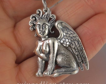 SPHINX silver pendant