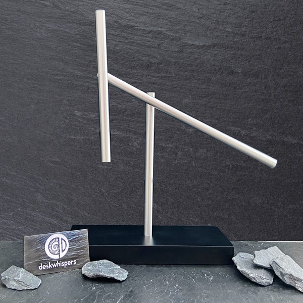 Chaos Pendel • Swinging Sticks • Kinetische Skulptur • Perpetuum Mobile • Tisch Skulptur • edle Tischdekoration