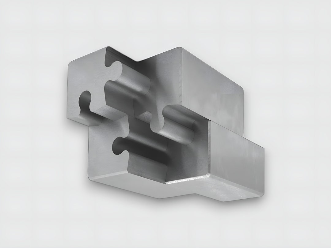 Zero Tolerance Cube Puzzle 4 Pieces Stainless Steel EDM Precision Desk