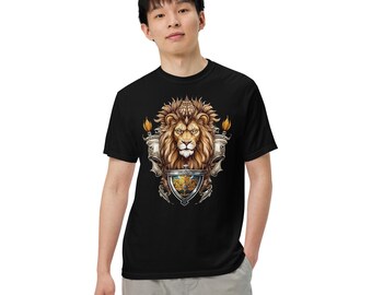 Unisex garment-dyed heavyweight t-shirt lion vip