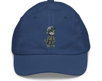 Youth baseball cap littile soldier