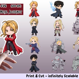 Anime Sticker PNG Pack, Anime Sticker Set, Anime PNG, Anime SVG, Sticker Design, Anime Clipart Bundle, Cricut , Print Cut Stickers, Pack 11