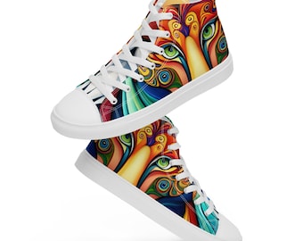 The Lion Men’s Canvas High Tops.