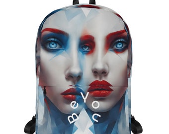The Hypnotic Faces Backpack.