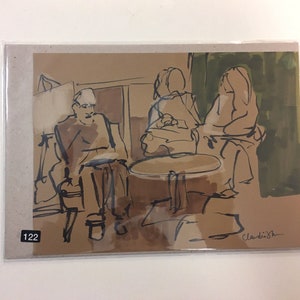 life drawers  (6x7 inch original drawing)