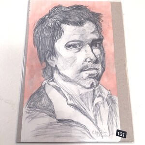 man head (8x5 inch original drawing)