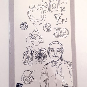 Biochemistry lecture (8x5 inch original drawing)
