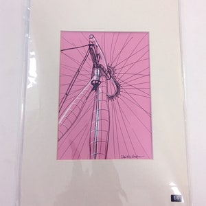 London eye  (7x5 inch original drawing in A4 mount)