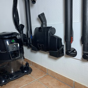 Set grande: supporto da parete per gli accessori del tuo aspirapolvere Hyla Ordine grazie alle staffe a muro immagine 1