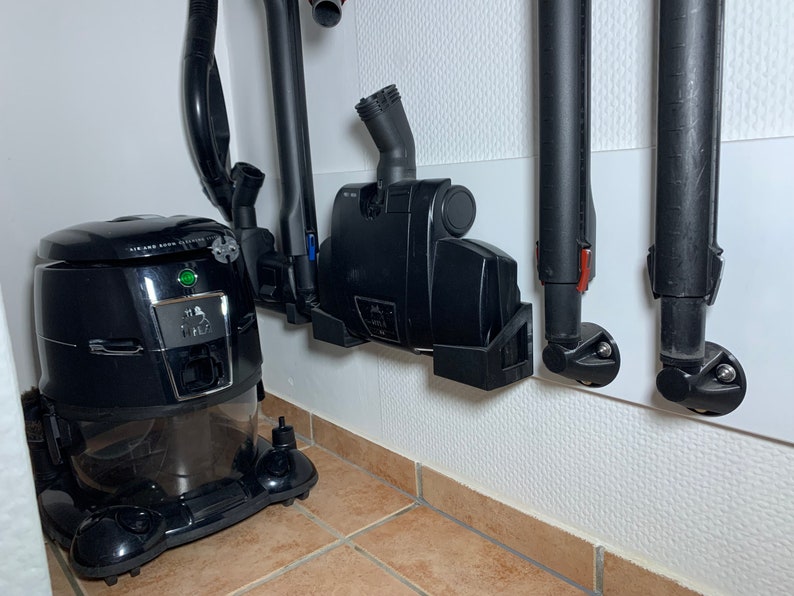 Set grande: supporto da parete per gli accessori del tuo aspirapolvere Hyla Ordine grazie alle staffe a muro immagine 1