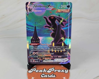 Umbreon VMAX (EVS 215) · PROXY · Evolving Skies · Rainbow Foil Holo all over the card · English · Highest Quality
