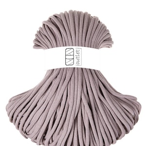 Cordoncino Di Cotone Intrecciato Perla 9 mm 100 m, Cordoncino Di Cotone Filati Di Cotone OUTLET