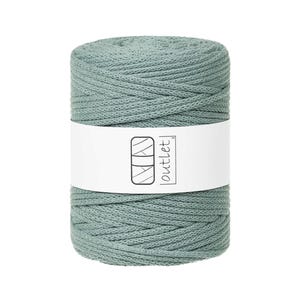 Cordino in cotone intrecciato patinato 5 mm 100 m, filo di cotone, filato di cotone OUTLET