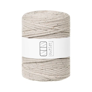 Cordoncino di cotone intrecciato leopardato 5 mm 100 m, cordoncino di cotone OUTLET
