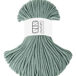 Lorbeer Geflochtene Baumwollkordel 3mm 100m, Baumwollschnur Baumwollgarn OUTLET