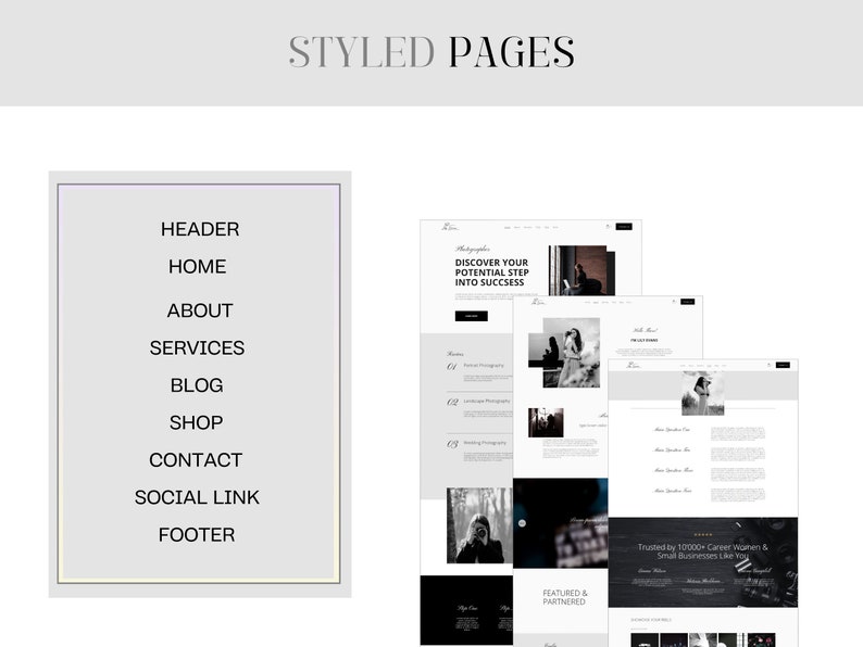 Squarespace Template, Squarespace Photography Website Template ...