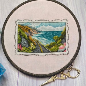 Sommer Kreuzstichmuster, Kreuzstich Blume, Meer Kreuzstich, Kreuzstich Kunst