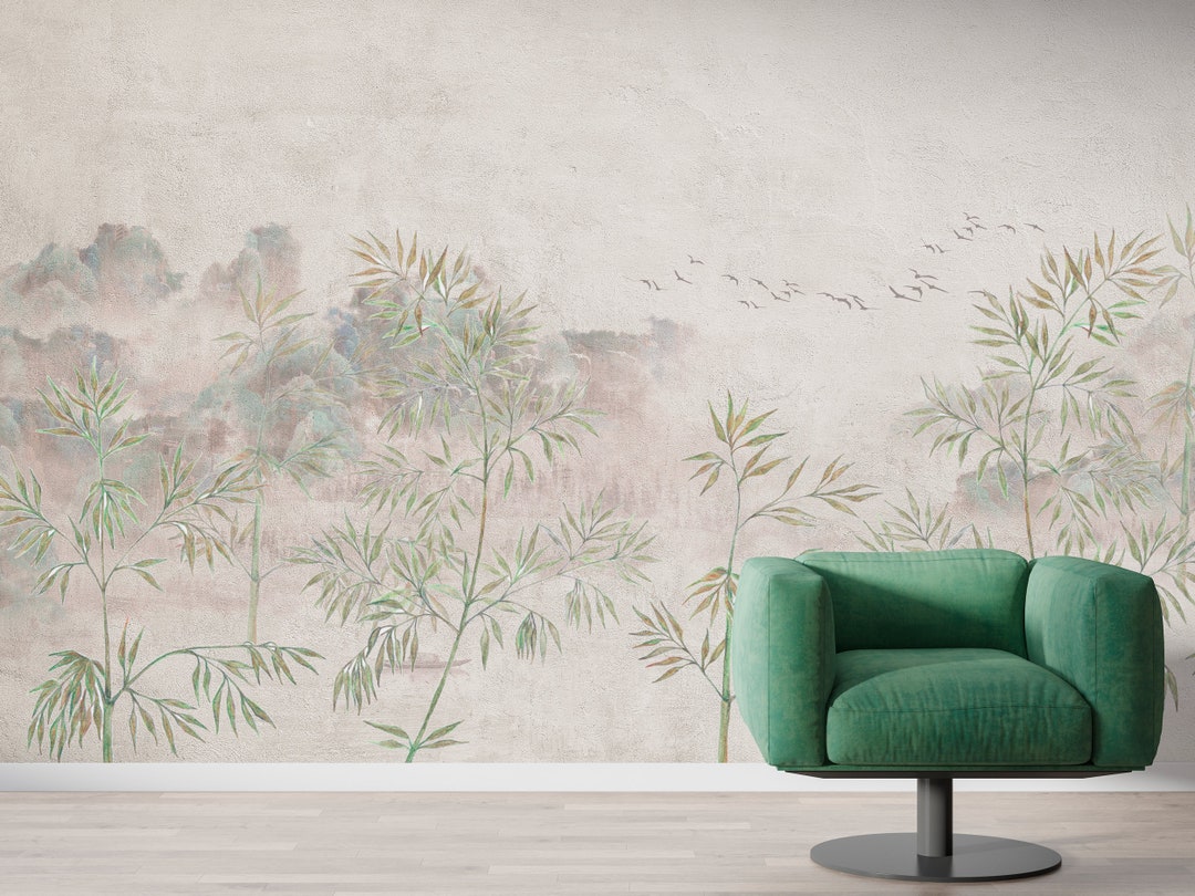 VINTAGE Wallpapers / Vintage Wallpaper Room, Wall Mural, Flowers